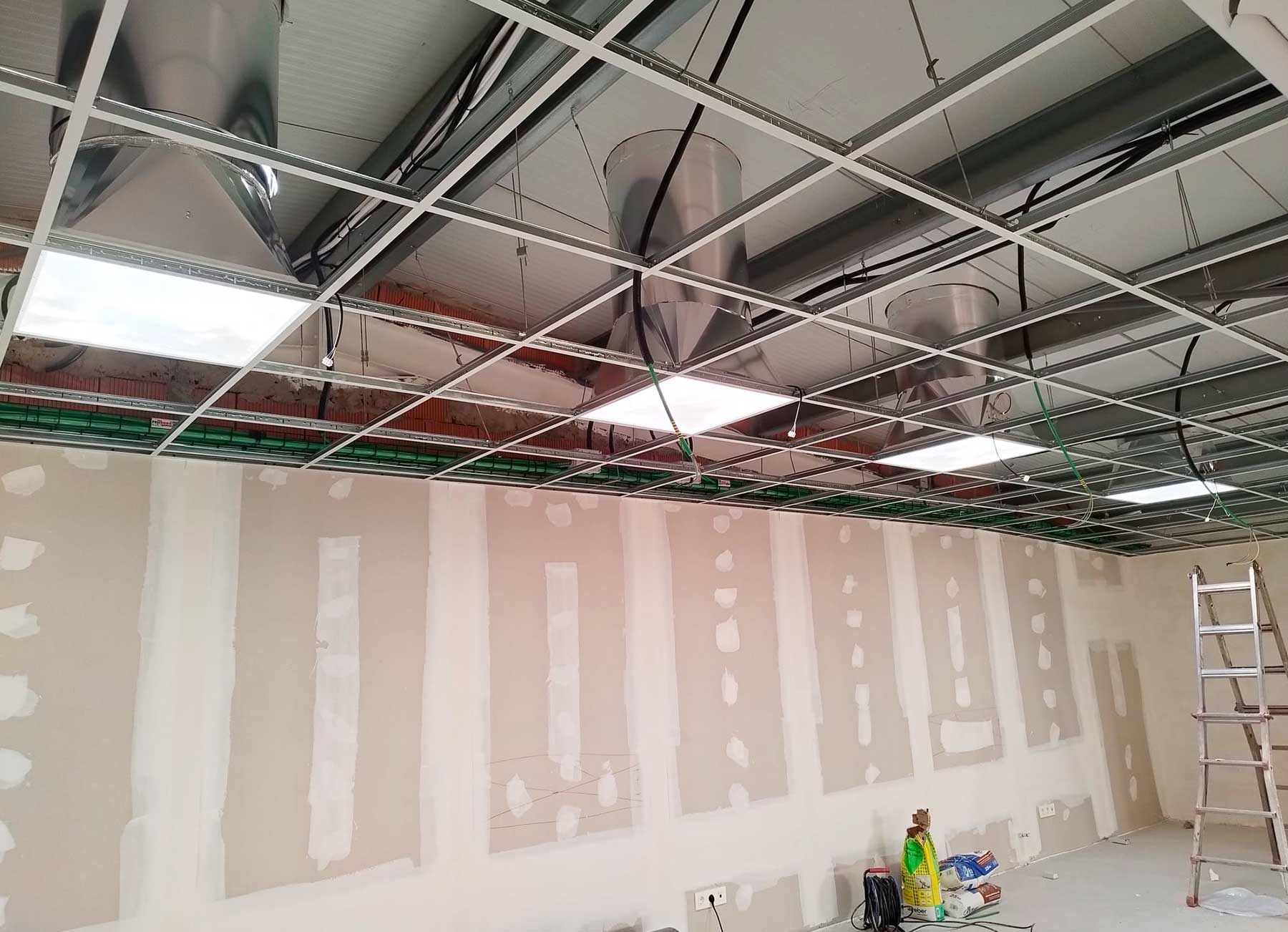 Industria alimentaria con luz natural